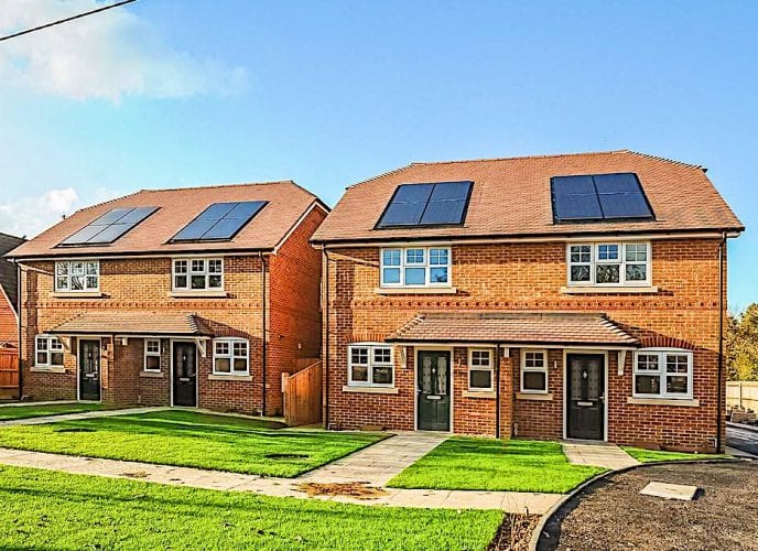 solar panels for new builds and developments